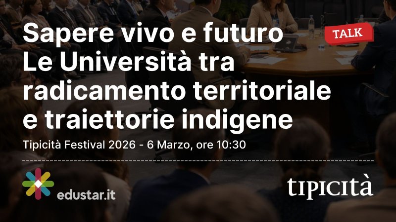 Immagine articolo Edustar a Tipicità Festival per un momento di confronto con i Rettori degli Atenei marchigiani